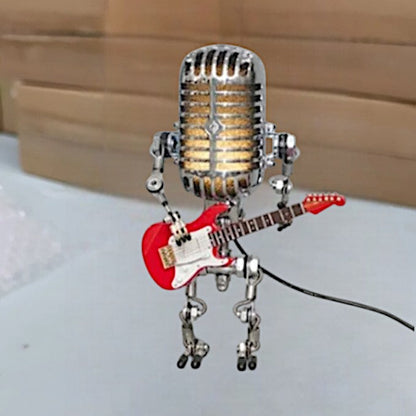 Retro Music Robot Desk Light Lamp