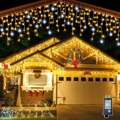 Bright Waterproof String Fairy Lights 4m x 0.6m Outside Decor