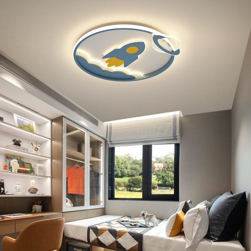 Fun Kid's Space Chandelier Light - Lusomart