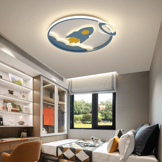 Fun Kid's Space Chandelier Light - Lusomart