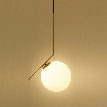 Suspended Glass Ball Pendant Lamp