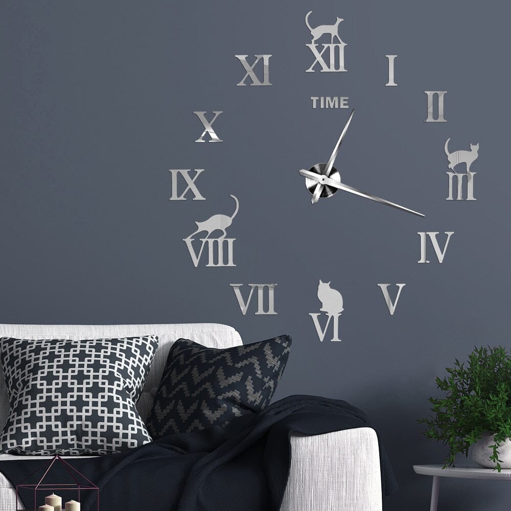 Luxury Golden Acrylic Wall Clock