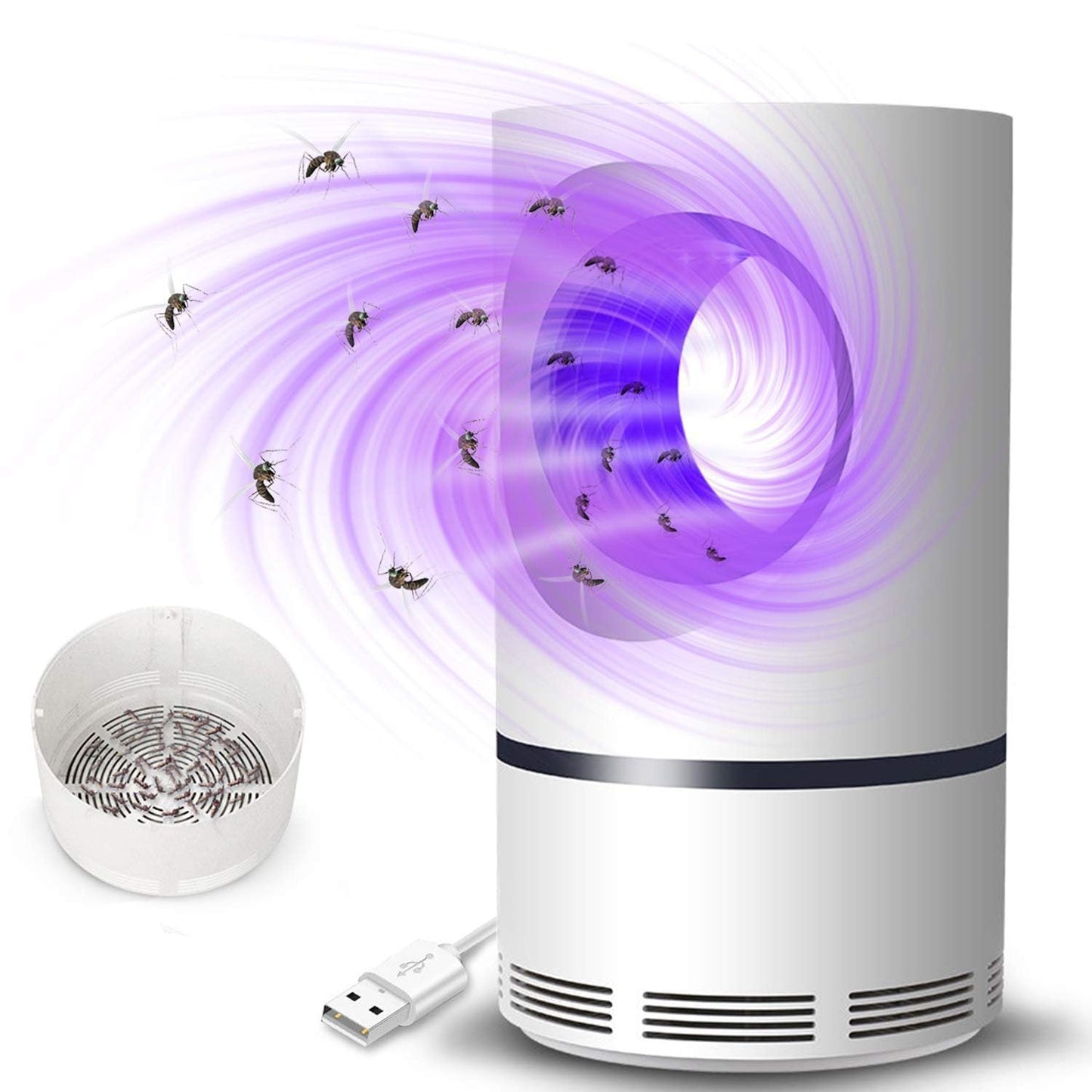 Effective Indoor Bug Zapper Silent Odor Free - Lusomart