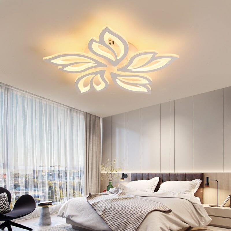 Floral Glass Pendant Light