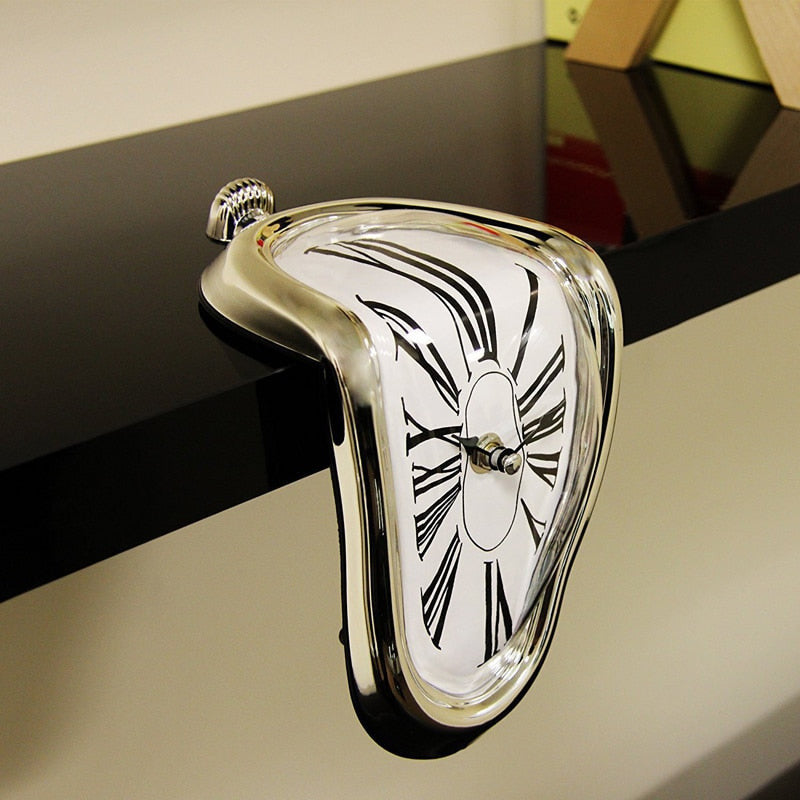 Unique Melted Wall Clock Decor - Lusomart