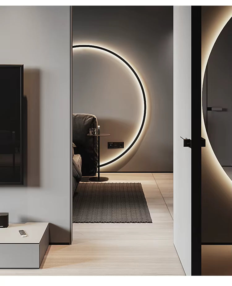 Simple Round LED Wall Lamp for Contemporary Homes