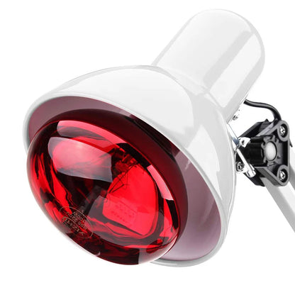 Portable Infrared Heat Therapy Lamp On Adjustable Stand