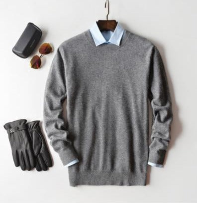 Luxurious Cashmere Crew Neck Sweater