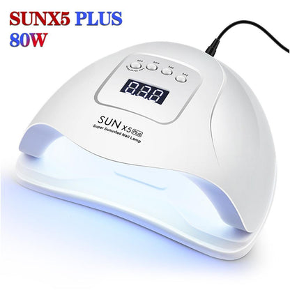 Pro Nail UV LED Lamp with Digital Timer & 99s Setting