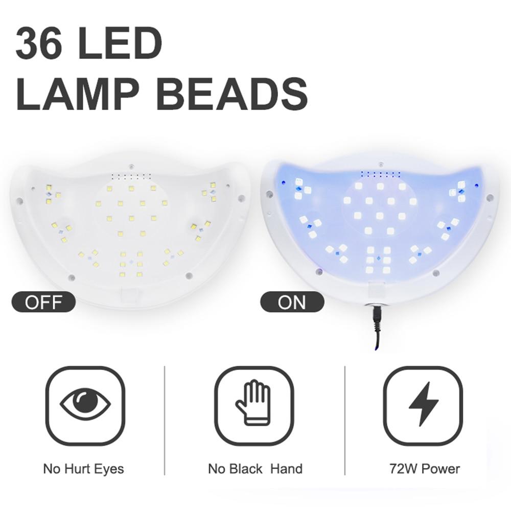 Pro Nail UV LED Lamp with Digital Timer & 99s Setting