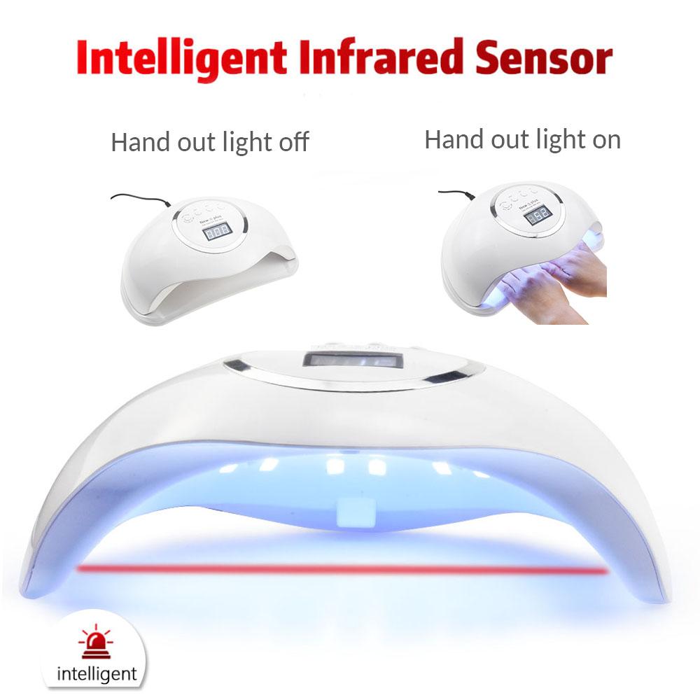 Pro Nail UV LED Lamp with Digital Timer & 99s Setting
