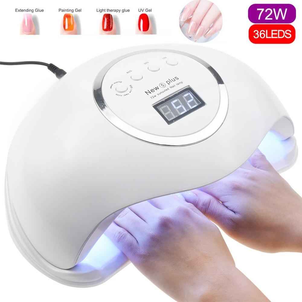 Pro Nail UV LED Lamp with Digital Timer & 99s Setting