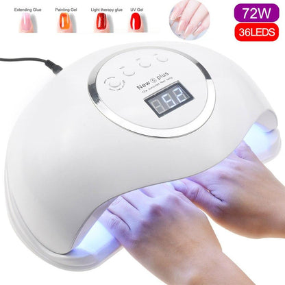 Pro Nail UV LED Lamp with Digital Timer & 99s Setting