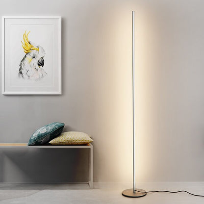 Slim Modern Floor Lamp with LED Lighting