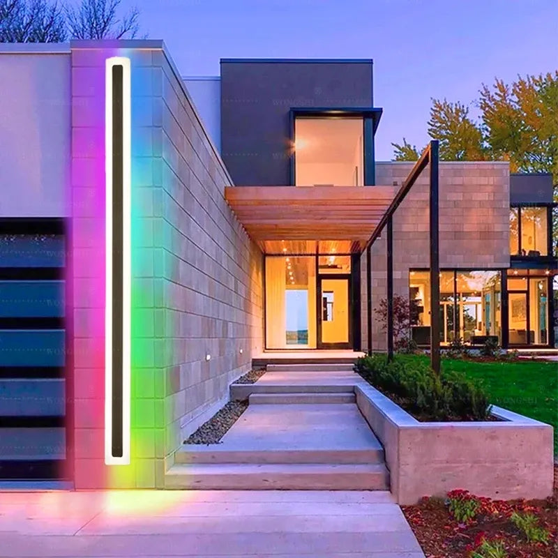 Colorful LED Outdoor Indoor Wall Lamp