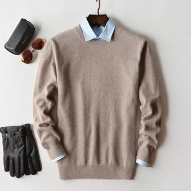 Luxurious Cashmere Crew Neck Sweater