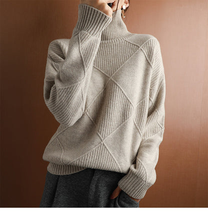Soft Cashmere Crew Neck Sweater for Women