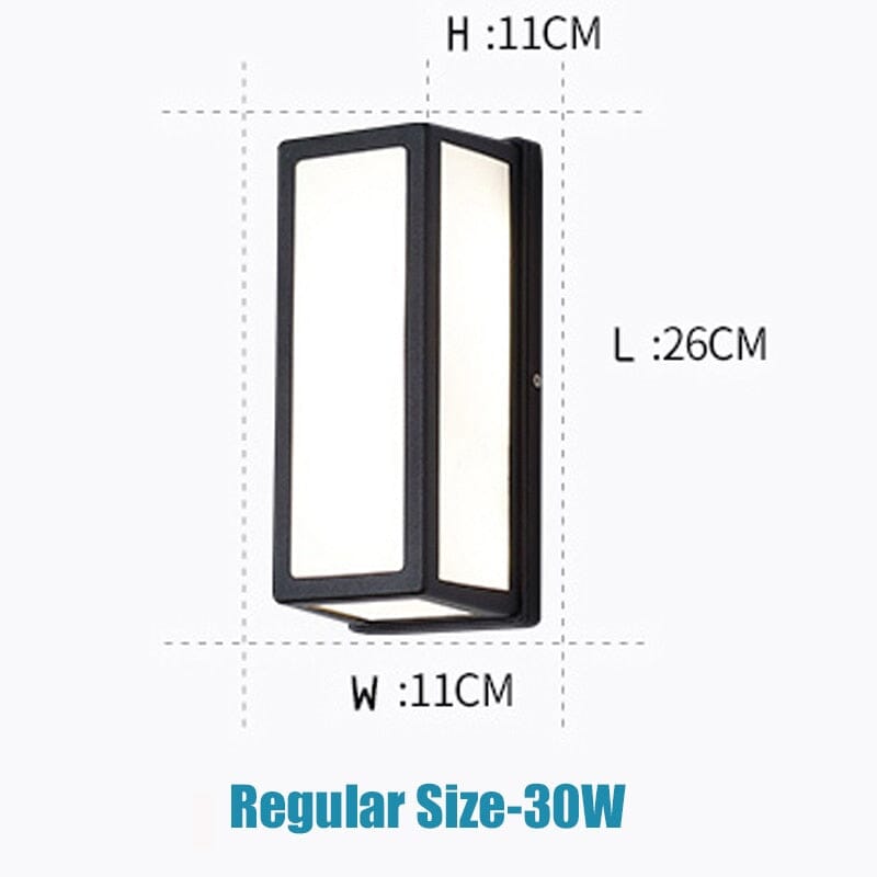 Bright Security LED Outdoor Wall Lantern With Sensor