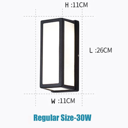 Bright Security LED Outdoor Wall Lantern With Sensor