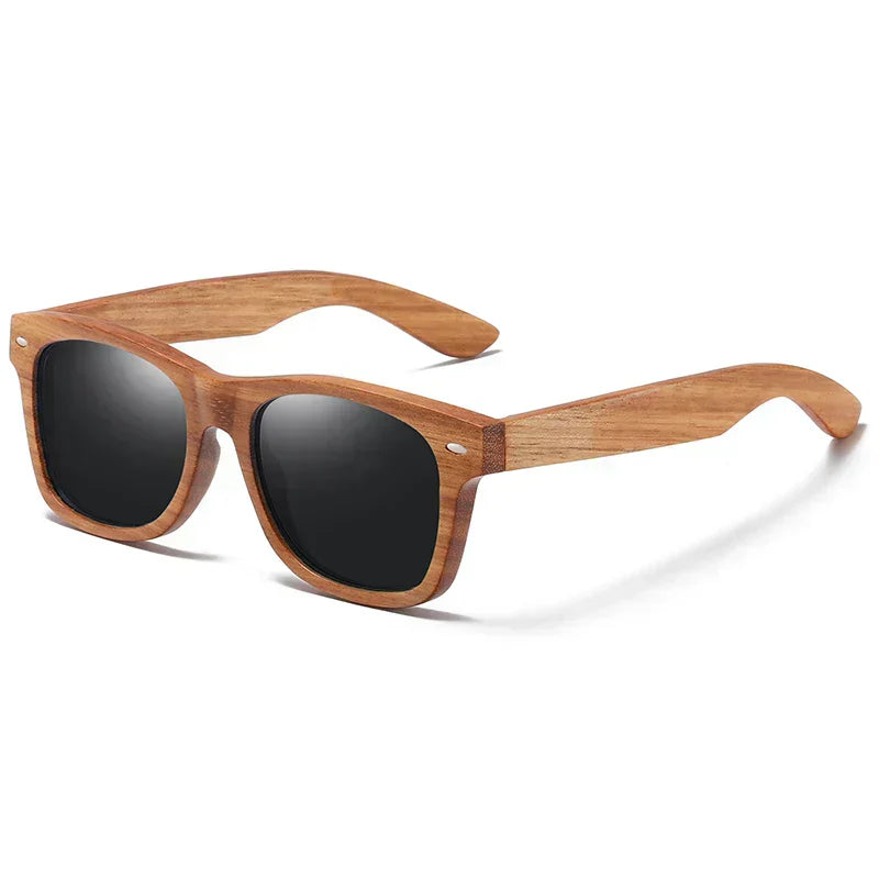 Eco Friendly Bamboo Polarized Sunglasses UV Protection