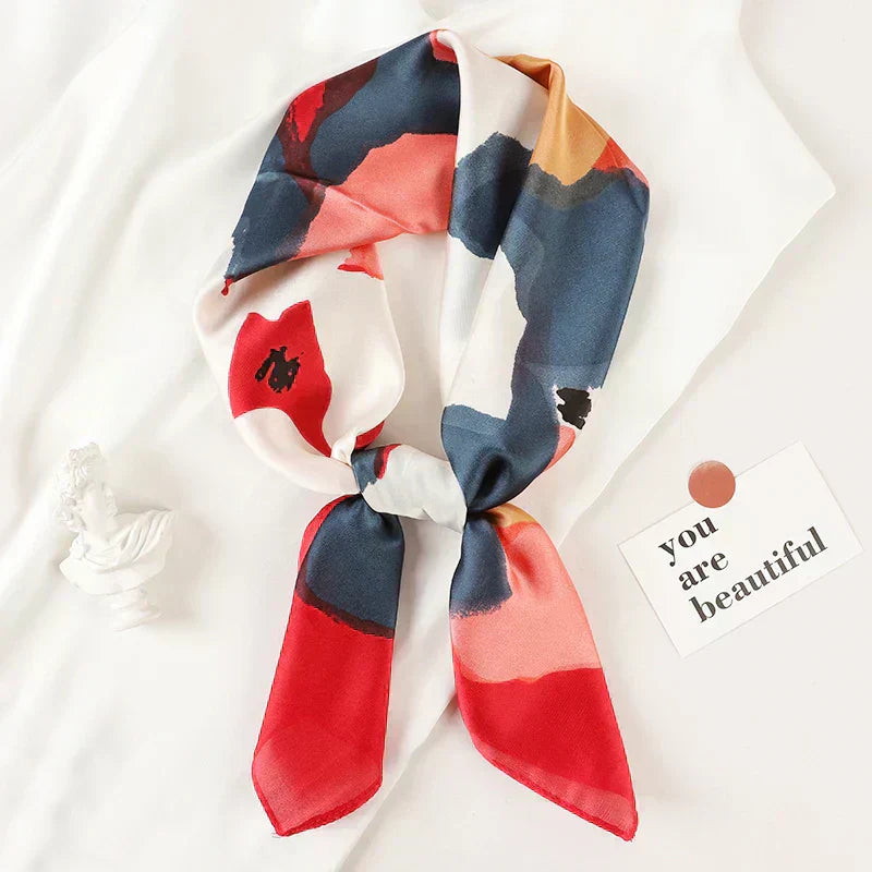 Soft Plaid Neck Scarf in 2 Versatile Colors