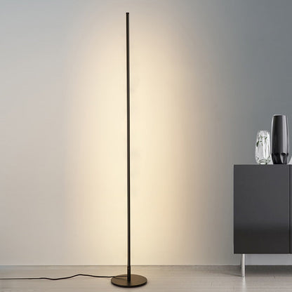 Slim Modern Floor Lamp with LED Lighting
