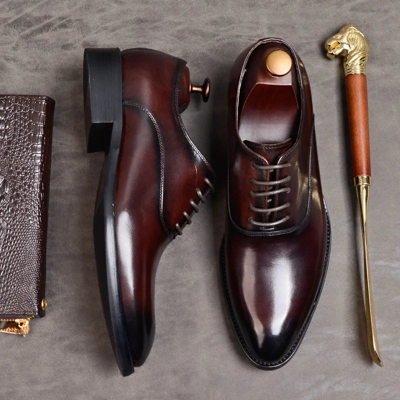 Luxury Men's Genuine Leather Dress Shoes
