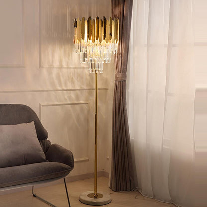 Luxury Glass Floor and Desk Lamp