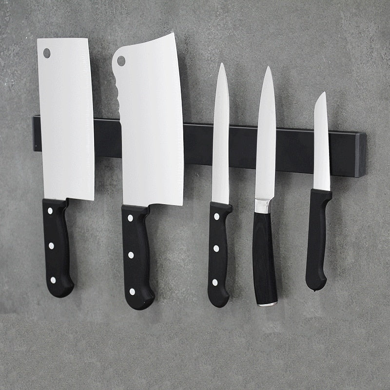 Strong Magnetic Knife Strip Stainless Steel Wall Holder - Lusomart