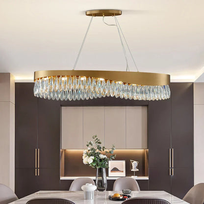 Elegant Glass Drop Chandelier