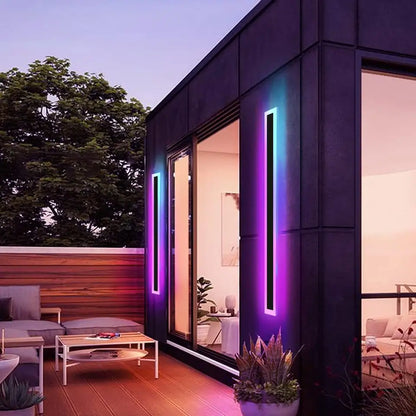 Colorful LED Outdoor Indoor Wall Lamp