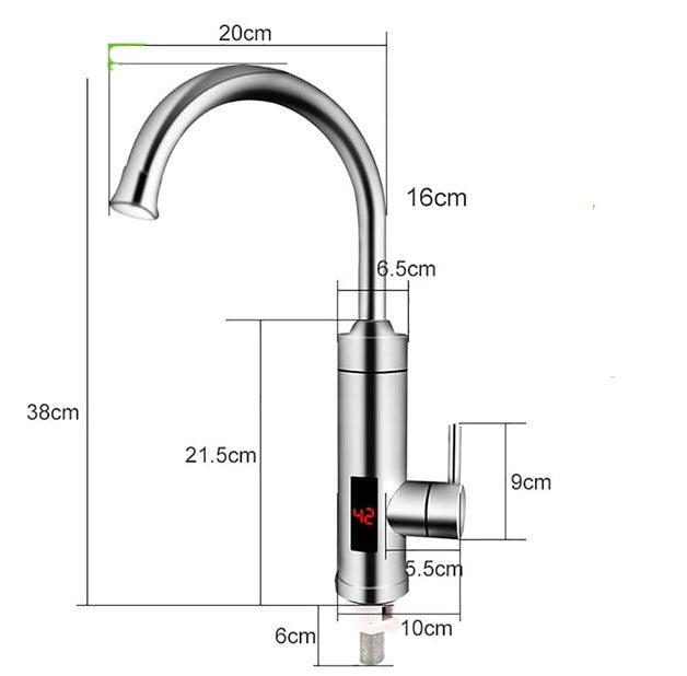 Instant Hot Cold Water Kitchen Faucet