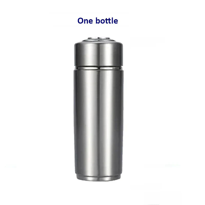 Alkaline Water Bottle with pH Filter Stainless Steel