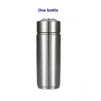 Alkaline Water Bottle with pH Filter Stainless Steel