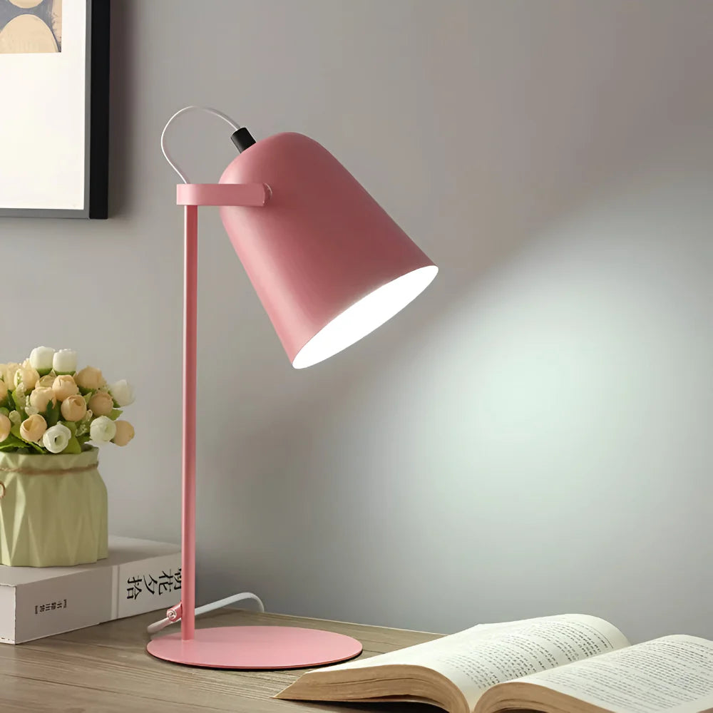 Flexible Metal Swing Arm Desk Lamp