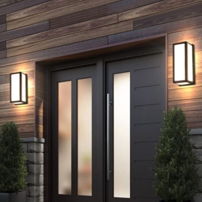 Bright Security LED Outdoor Wall Lantern With Sensor - Lusomart