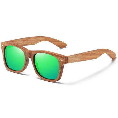 Eco Friendly Bamboo Polarized Sunglasses UV Protection