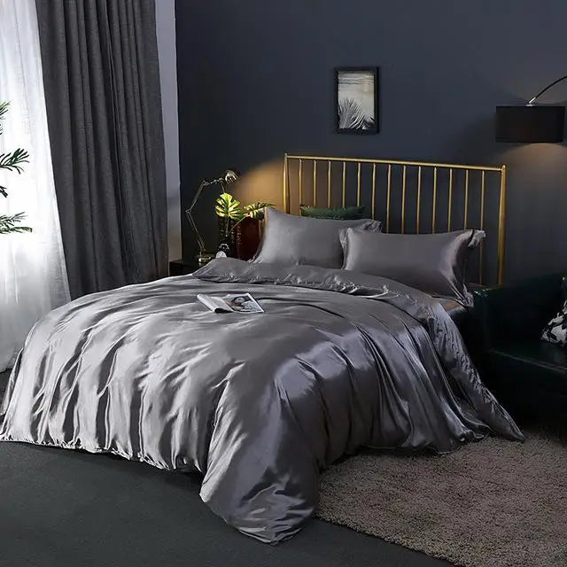 Soft 4-Piece Bed Set Sheet Duvet Pillowcases