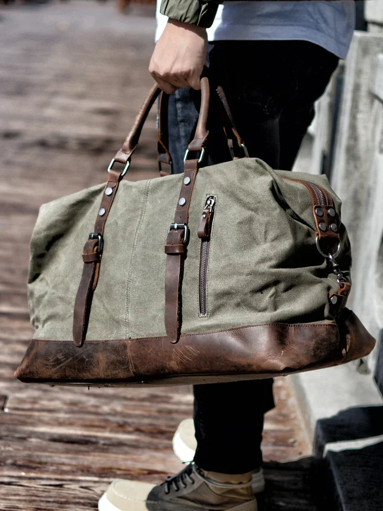 Large Travel Canvas Duffle Bag