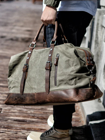 Large Travel Canvas Duffle Bag
