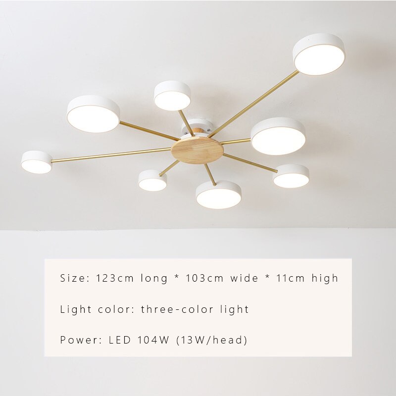Contemporary Sleek LED Chandelier Light