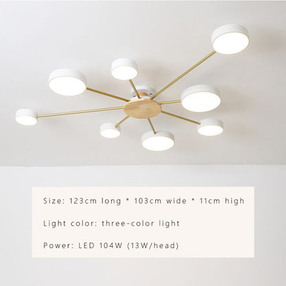 Contemporary Sleek LED Chandelier Light