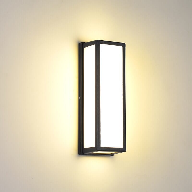 Bright Security LED Outdoor Wall Lantern With Sensor