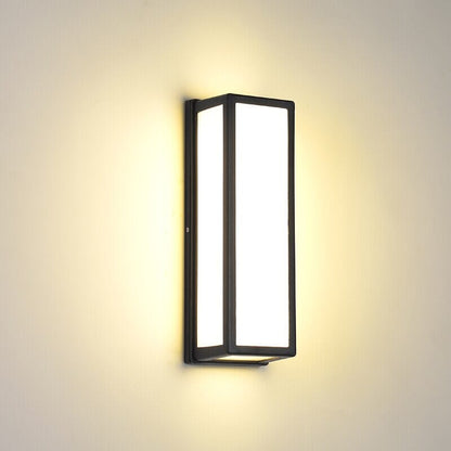Bright Security LED Outdoor Wall Lantern With Sensor