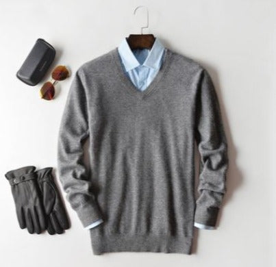 Luxurious Cashmere Crew Neck Sweater