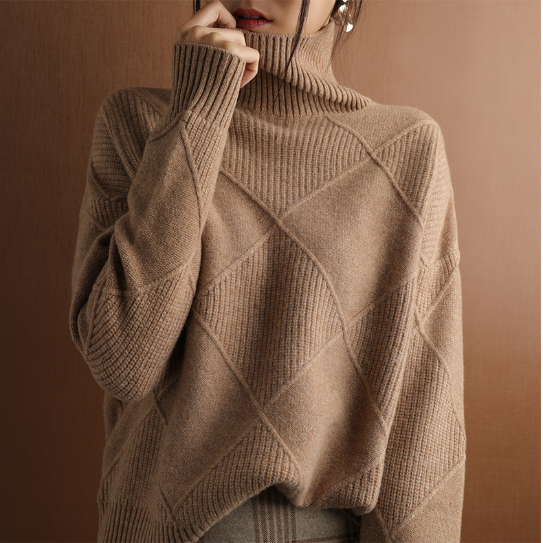 Soft Cashmere Crew Neck Sweater for Women