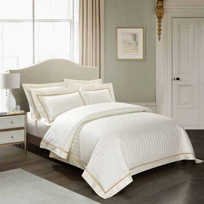 Luxurious Soft Stripe Cotton Bed Sheet Set