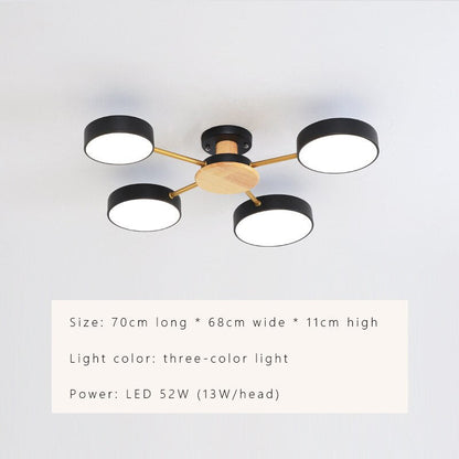 Contemporary Sleek LED Chandelier Light