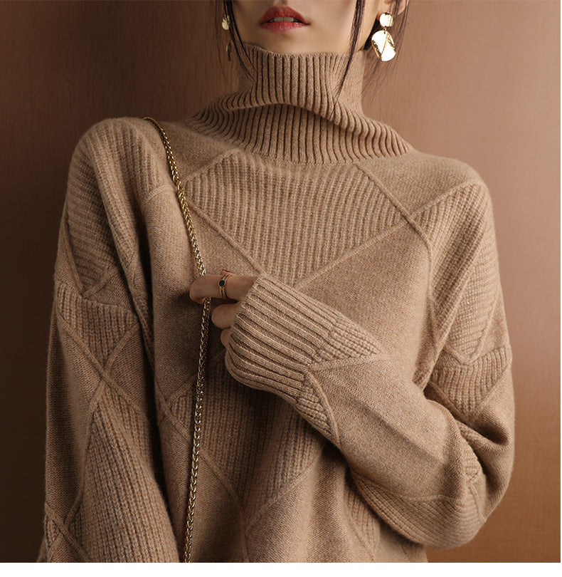 Soft Cashmere Crew Neck Sweater for Women