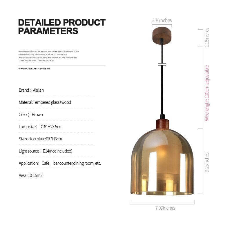 Sleek Chrome Hanging Light